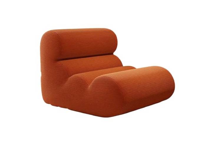 Xumh2024-3 Sitzsack Faules Sofa, Stuhl, Balkon, liegend, Schlafzimmer, einzelnes kleines, Tatami, liegen und schlafen(Orange)