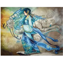 Diamond Dotz Diamond Painting Drachenprinzessin