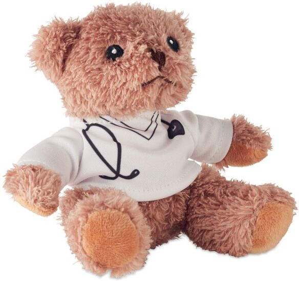 DOC Ours en peluche docteur blanc