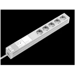 Rittal, Steckdosenleiste, Steckdosenleiste (Rack (5x, CEE 7/3, 2 m)