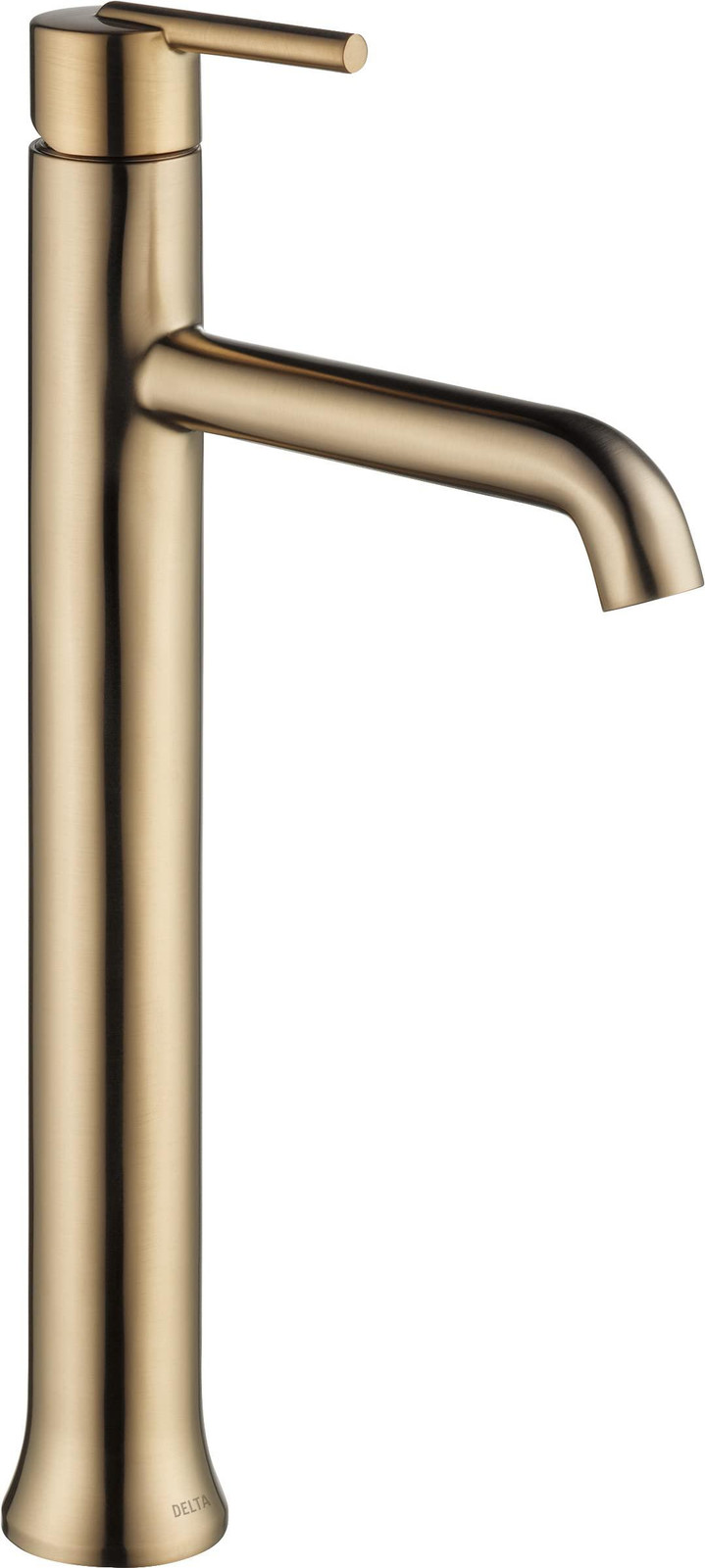 Dripio Gouden wastafelmengkraan champagnebrons watervalmodel ééngreeps