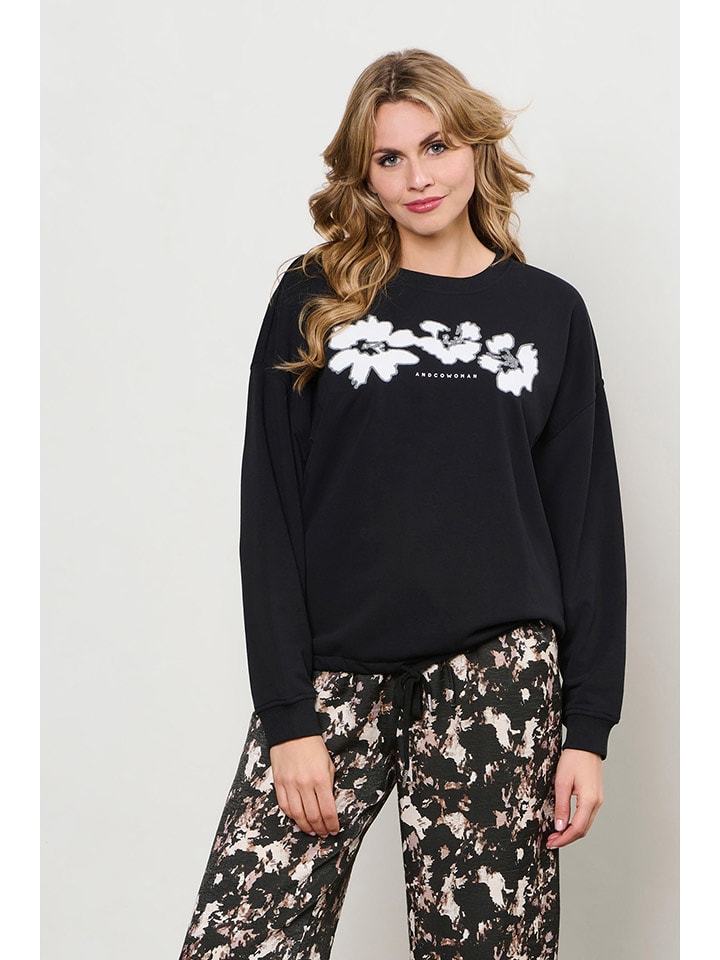 &Co Woman Sweatshirt "Siena" in Schwarz - L