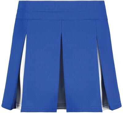 Augusta Sportswear 9116 Athletic Girls Liberty Skirt in Royal/White size Medium   Polyester