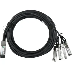 BlueLAN Ruckus 40G-QSFP-4SFP-C-0501 kompatibles QSFP DAC SC253501K5M26, Transceiver, Schwarz