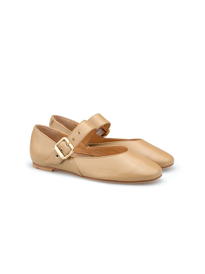 LLOYD Leder-Ballerinas in Beige - 36,5