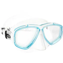 Cressi - Prisma - Tauchmaske - Farbe: Clear/Aquamarine