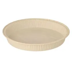 Papstar Backform "pure", rund, 600 ml, braun aus Pergamentpapier mit Silikonschicht, gefriergeeignet, Backform, Braun