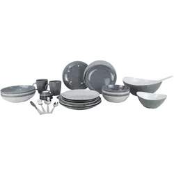 Gimex Geschirr-Set Classic Line 16-tlg. granite für 4 Personen