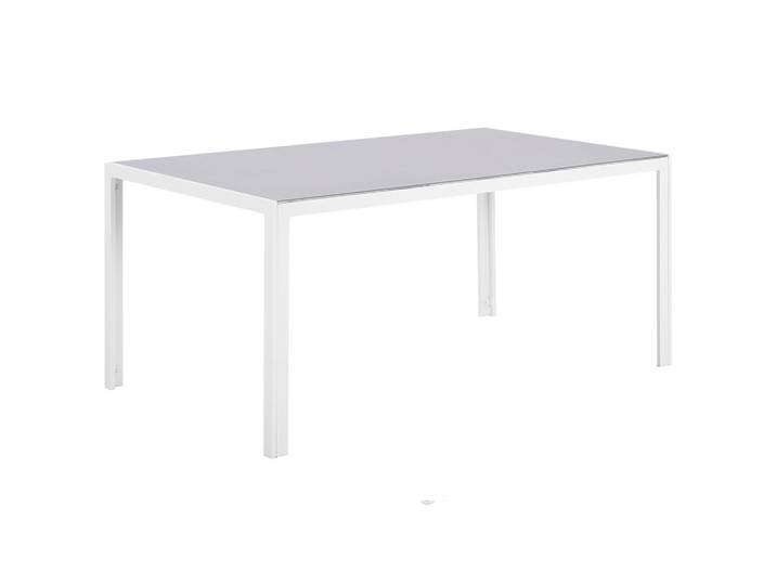 GARTENTISCH Glas grau 160/90 cm Catania