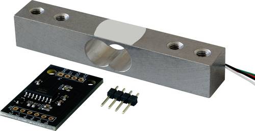 Joy-it HX711-40 HX711-40 HX711 ADC Modul mit 40kg Wägezelle - 24 Bit A/D Wandler kalibriert Werksstandard (ohne Zertifikat)