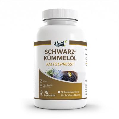 Health+ Black Cumin Oil (150 Caps) Unflavoured 150 St Kapseln