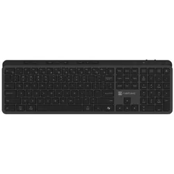 Genesis Natec Medusa Us Wireless Bt+ 2 4 Ghz X-Scissors Slim Tastatur (US, Kabellos), Tastatur, Schwarz
