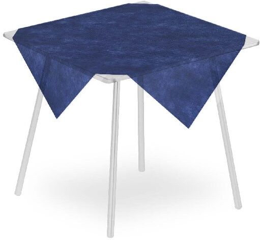 Pack Service Tovaglia Airspun Blue 100x100 cm 100 Pezzi