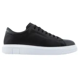 A|X Armani Exchange für Herren. XUX123XV53400002 Action Leder Sneakers schwarz (44), Wohnung, Schnürsenkel, Lässig