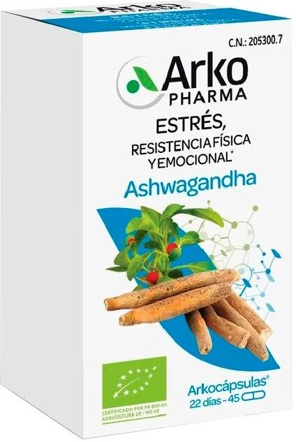 Arkopharma Arkocápsulas Ashwagandha Bio 45 Capsules