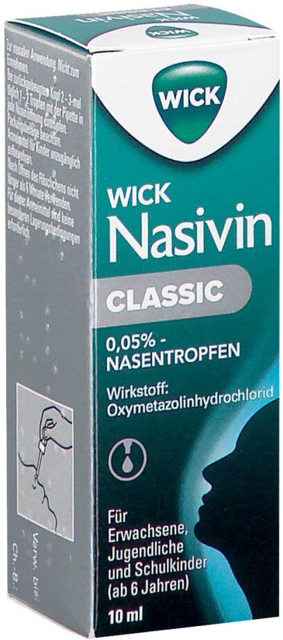 WICK Nasivin Classic 0.05% Nasentropfen 10ml
