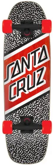 Santa Cruz Skateboards Cruiser Board Santa Cruz Street Komplettboard (8.4" - Amoeba)