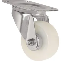 Lenkrolle D.150mm Trgf.300kg PA Platte L135xB110mm TECWERK