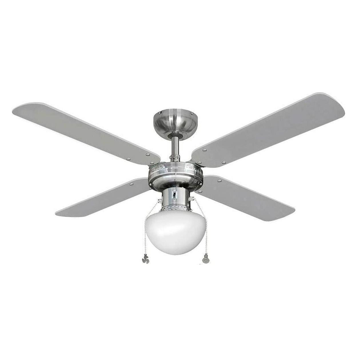EDM Caribe Chrom Deckenventilator Leistung: 50w Flügel: ø102cm (43.50 dB) (45331633)