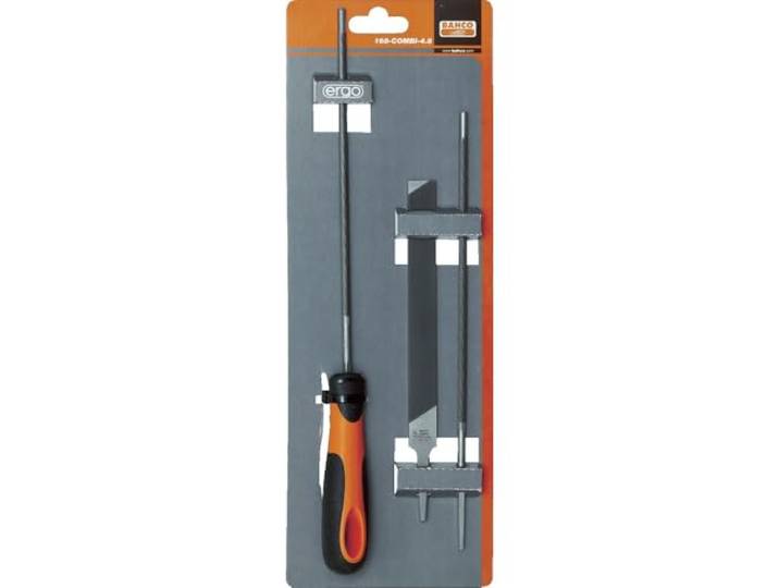 Bahco ERGO™ slijpset voor motorsnijders met bi-onderdeel handvat - Ref: 168-COMBI-5.5 - Unid: 1