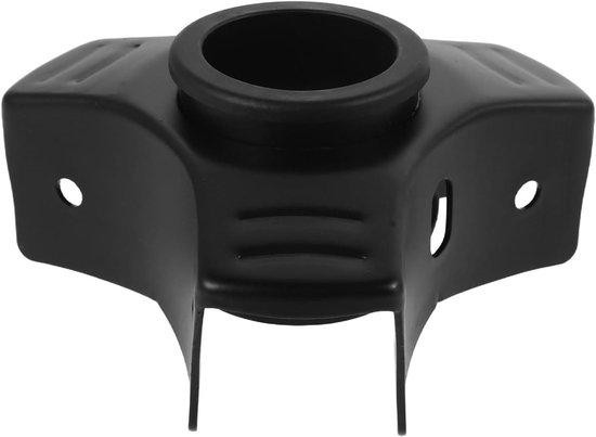 Luidsprekerbeugel Adapter Speaker Mount Huls Zwart 3.9 cm