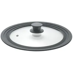 Metaltex Universaldeckel, Zubehör Kochgeschirr, Schwarz