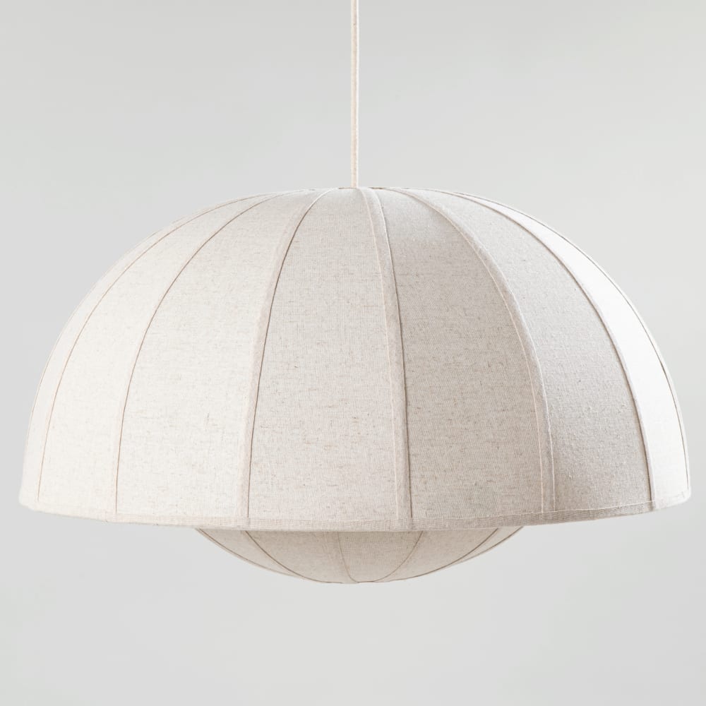 Maisons du Monde Suspension double beige crème Beige 65x30x65cm