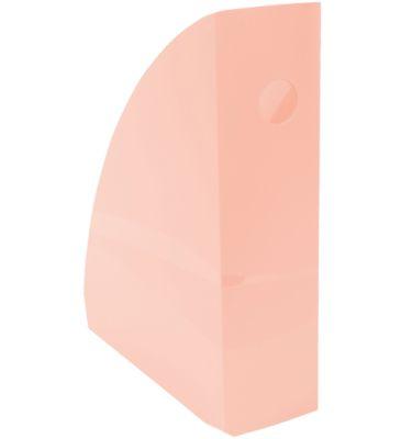 Stehsammler Exacompta MAG-CUBE Aquarel, für Dokumente im Format A4+, mit Griffloch, Kunststoff, korallenrot, 6 Stück