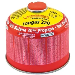 Rothenberger Industrial Topgas 220 Gaskartusche 220g 370ml Schraubkartusche 7/16...