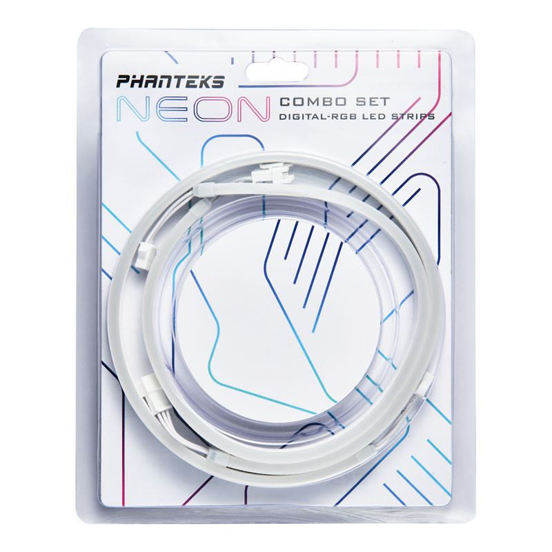 Phanteks Neon Digital RGB LED-Strip, Combo-Set, 40 cm (2 Stück) - weiß