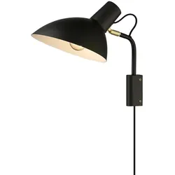 Halo Design Metropole Felxible Wandleuchte 1-flammig in Schwarz