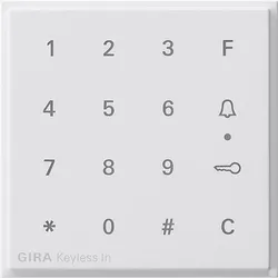 Gira Aufsatz Codetastatur rws 851366