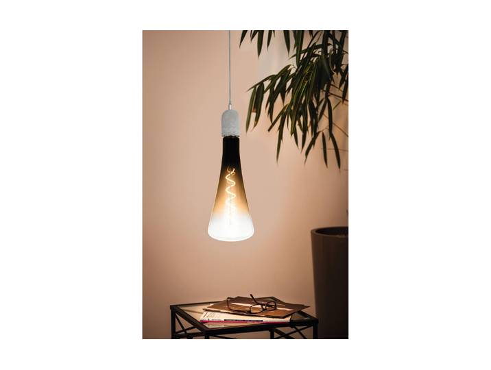 Hängeleuchte EGLO Leuchten Lampe 4 W E27 Braun-Schwarz , schwarz, L:28cm Ø:11cm, Leuchten, Hängeleuchte