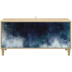 vidaXL, TV Möbel, TV-Schrank RAALTE 102 x 33 x 50 cm Sonoma Holzwerkstoff (102 x 33 x 50 cm)