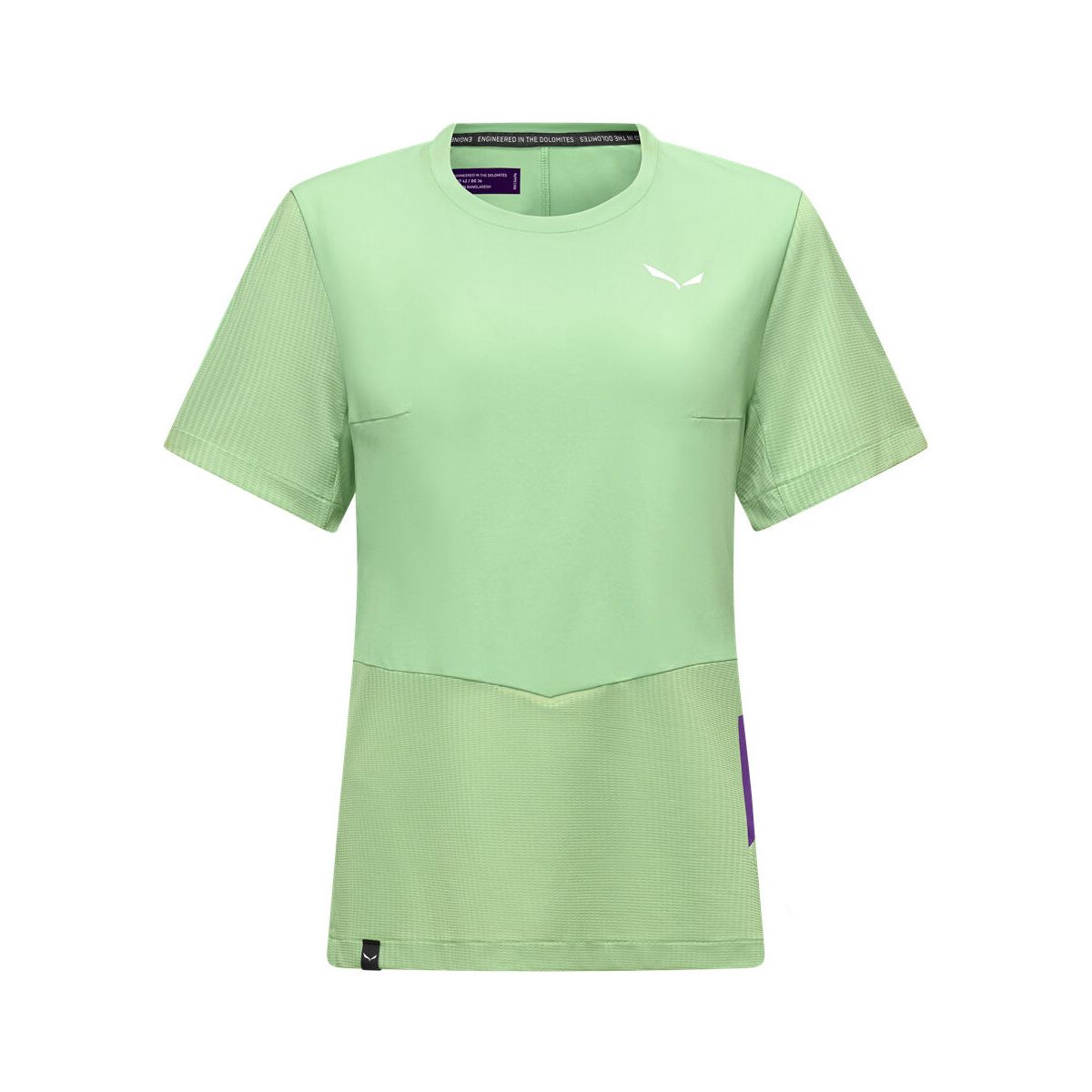 Salewa Pedroc Dry'ton Hybrid T-shirt W pastel green (5A90) 34 00-0000029293-5A90-34