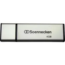 Soennecken USB-Stick 71616 2.0 4GB schwarz/silber