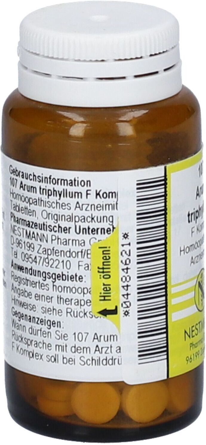 NESTMANN Arum Triphyllum F Komplex Nr.107 Tabletten 120 St