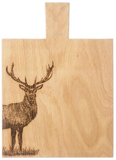 Selbrae House Just Slate Company Monarch Stag Medium Oak Serving Paddle