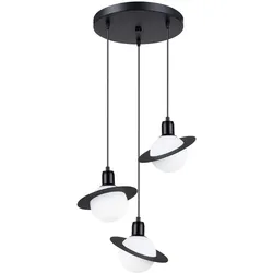 Sollux SL.1359 Pendelleuchte HYPERION 3P Schwarz