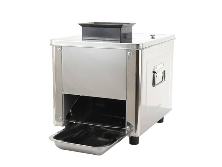 850W Fleischschneidemaschine Kommerzielle Fleisch Schneidemaschine Aus Edelstahl Allesschneider Elektrisch Fleischschneider Für Küche Metzgereien Und Restaurants - 3,5 mm Dicke