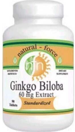 Natural Force Ginkgo Biloba 60 mg 90 caps