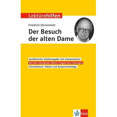 Klett Lektürehilfen Friedrich Dürrenmatt, Der Besuch der alten Dame, Taschenbuch von Johannes Wahl, Klett Lerntraining bei PONS Langenscheidt GmbH,