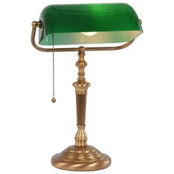 Bankerlampe Schreibtischlampe Tischleuchte Büroleuchte Bibliothekslampe Retro