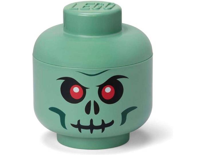 Opbergbox Hoofd Skelet Groen\, Klein - LEGO