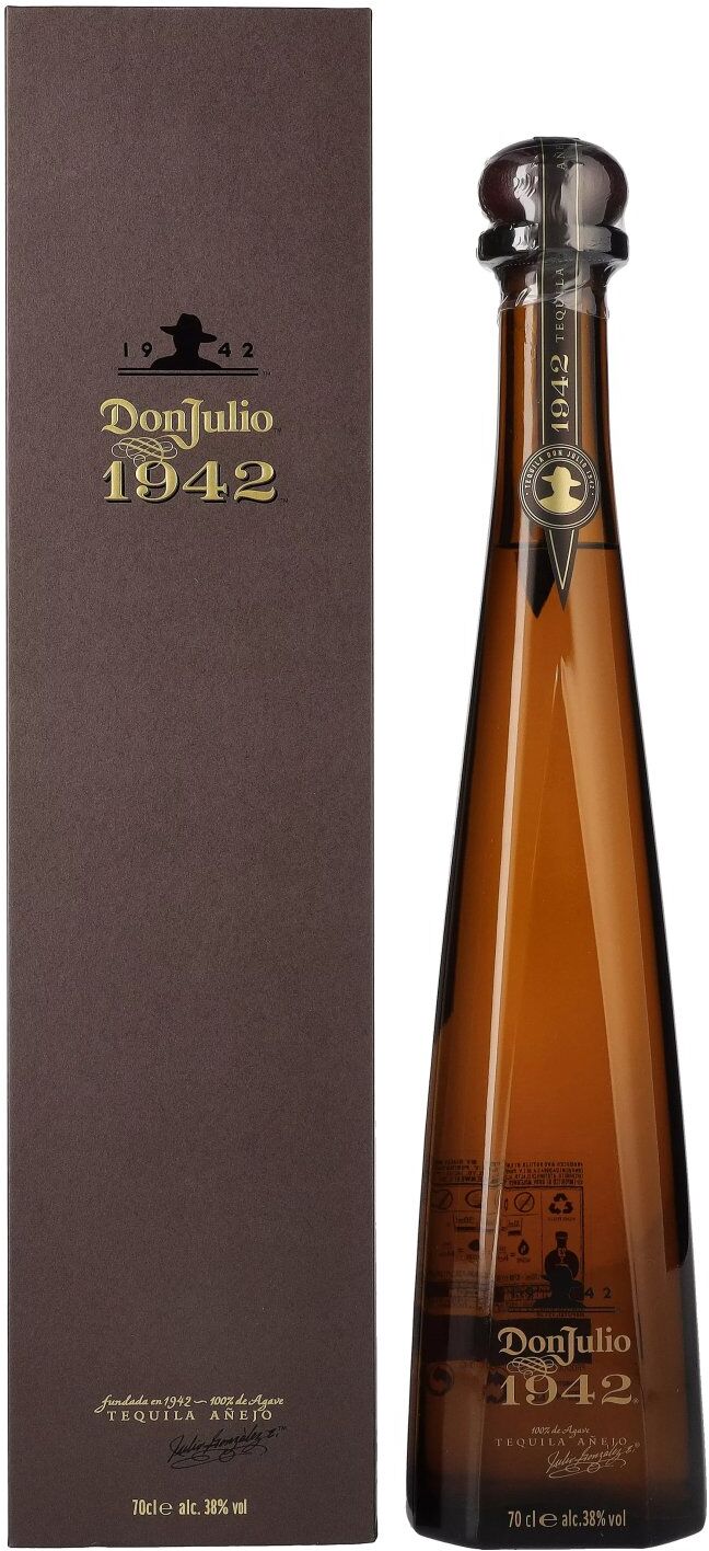 Don Julio Tequila Don Julio 1942 Tequila Añejo 100% Agave 38% Vol. 0,7l in Geschenkbox