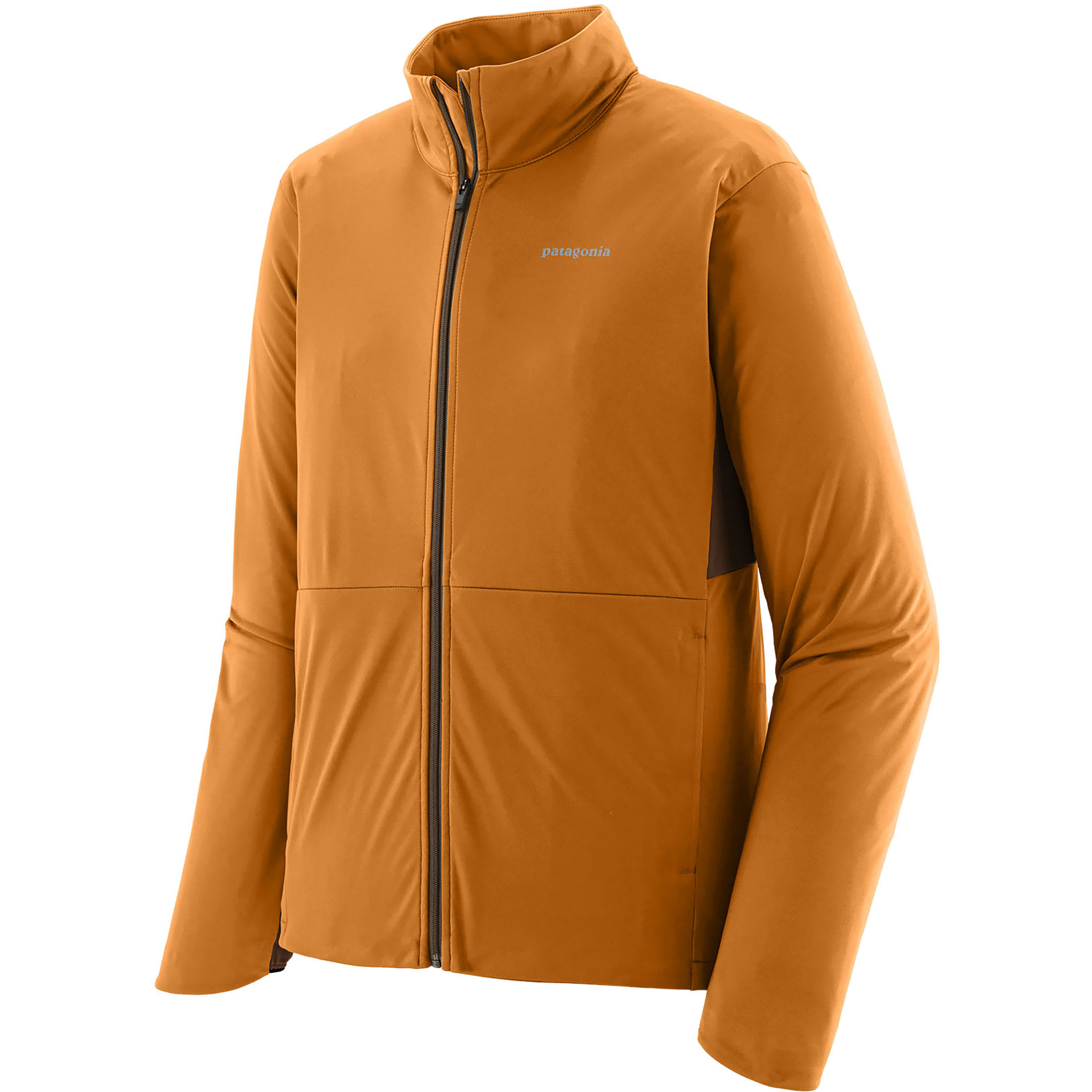 Patagonia Wind Shield Herren Softshelljacke braun Größe S Langlauf Skating | Langlauf Klassik | Trailrunning | Laufen Elastisch Wasserabweisend
