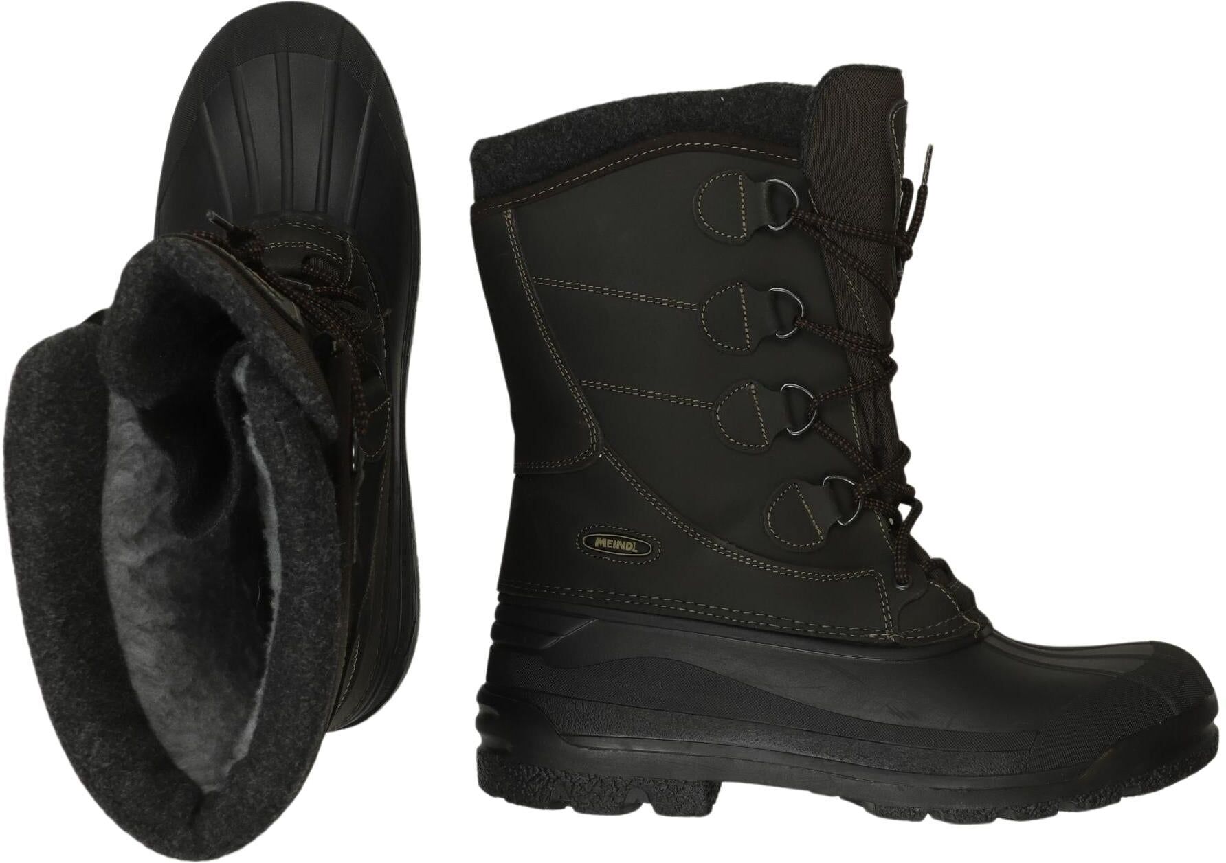 Meindl Herren Stiefel, Schwarz, Gr. EU 46, Leder - Second Hand