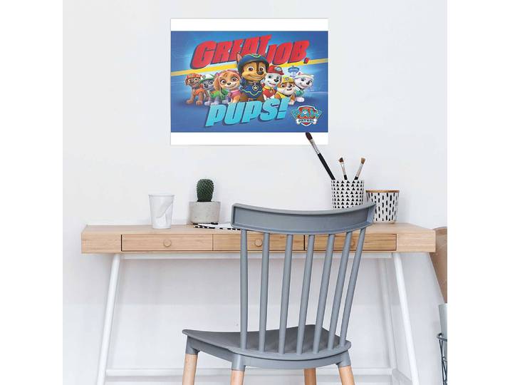 Poster PatPatrouille chiot Papier Multicolore 40 x 50 x 0cm