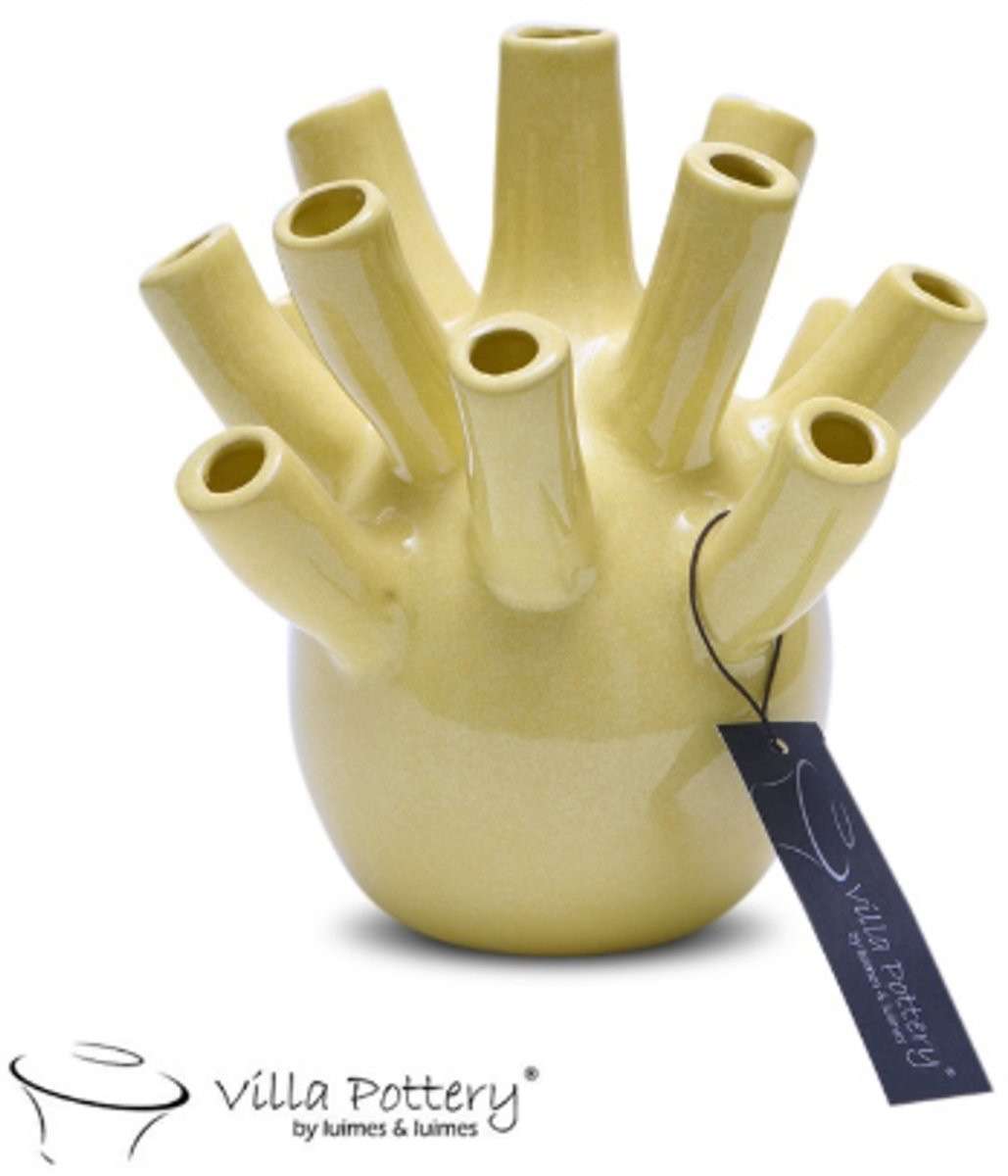 Villa Pottery Keramische Vaas Pinokkio 1_1 Yellow