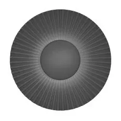 Hell LED-Wandleuchte Shelly Alu, Eisen, Stahl & Metall Schwarz
